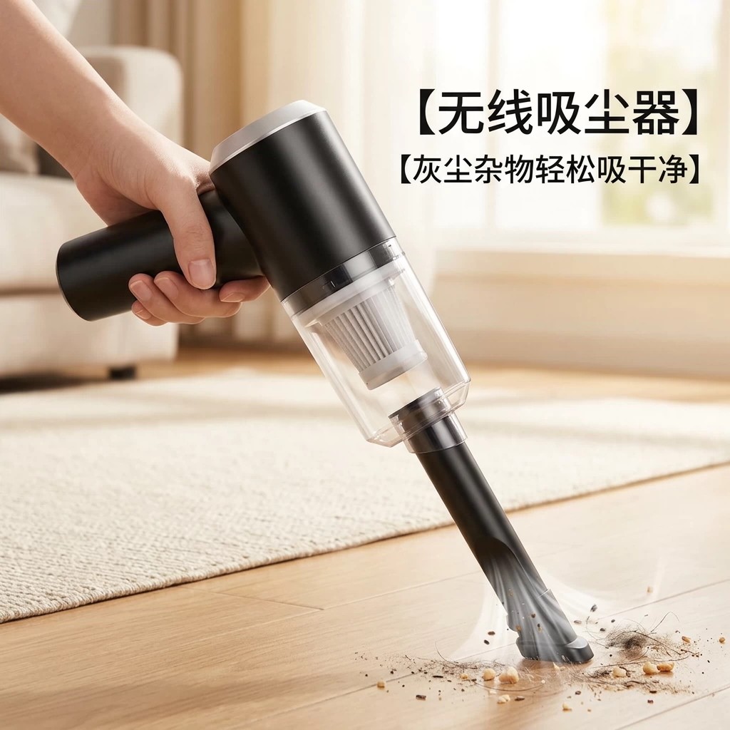 吸尘器吹吸两用家用室内桌面清洁衣柜充电手持式吹风机车载